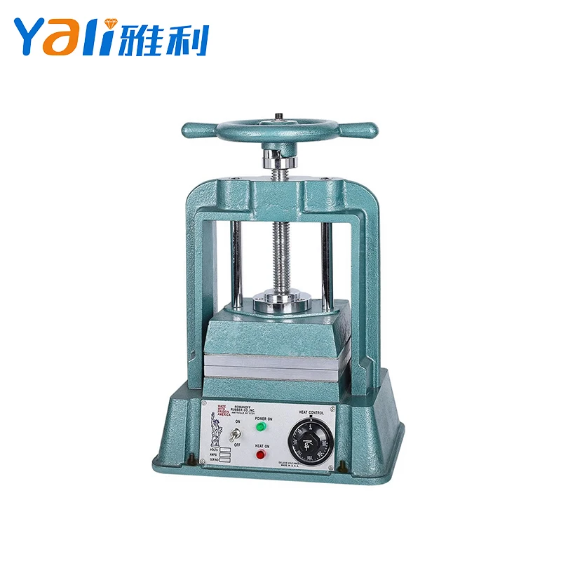 

220V Rubber Vulcanizing Press Bumper Compression Molding Vulcanizer Mould Pressing Machine Jewelry Making Equipment
