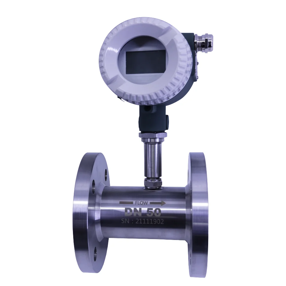 

DN50MM Turbine Flowmeter Stainless Steel Liquid Flow Meter Flowmeter 4~20mA Putput