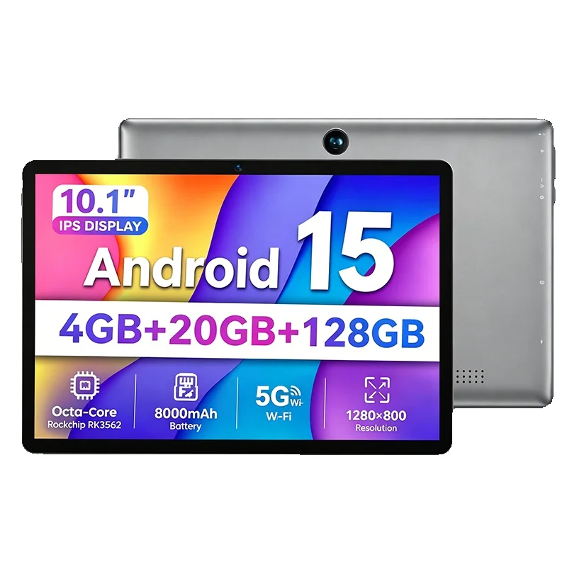 Bmax I9 Plus 10,1-Zoll-Tablet (4+20)GB RAM 128GB ROM Rockchip Rk3562 Android 15 Wifi 6 Bluetooth 5.4 6000mAh Typ-C