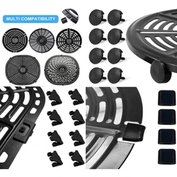 10PCS Air Fryer Rubber Feet Replacement Silicone Pieces Anti-scratch Protective Cover for Air Fryer Grill Pan Plate Tray