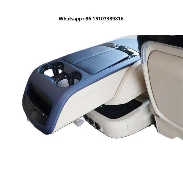 Car Interior Modification Leather-covered Central Luxury Armrest Box With Refrigerator
