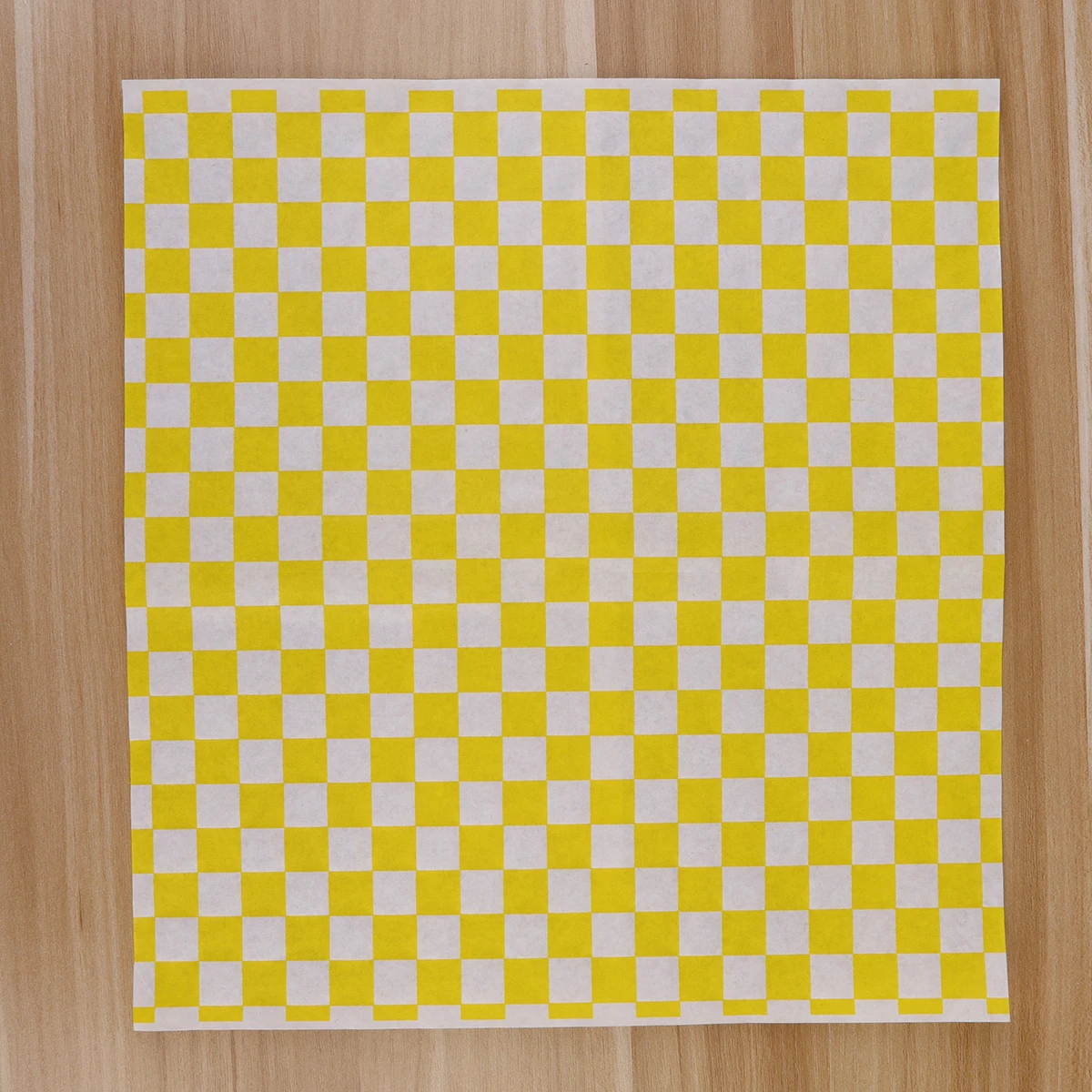 

100pcs Plaid Design Baking Oil Paper Greaseproof Food Wrapping Sheets For Pizza Cookies Beef Jerky Sandwiches Burgers Blue 8X8