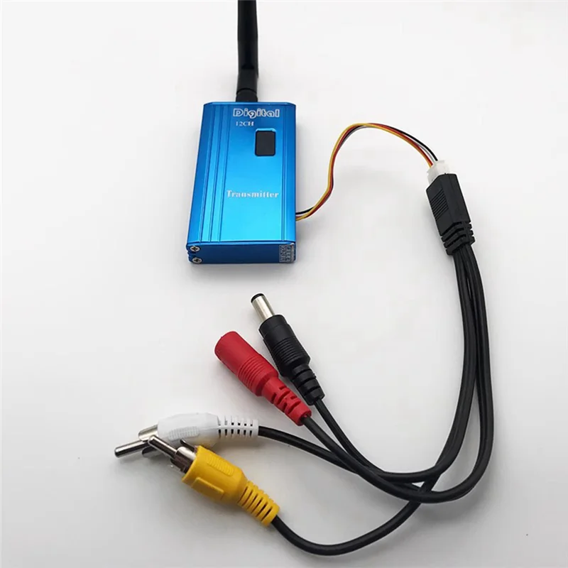 

ABAC-For FPV VTX+ VRX 2.4G 1W 12CH Audio Video Receiver Transmitter For Long Range Drone Quadcopter Airplane