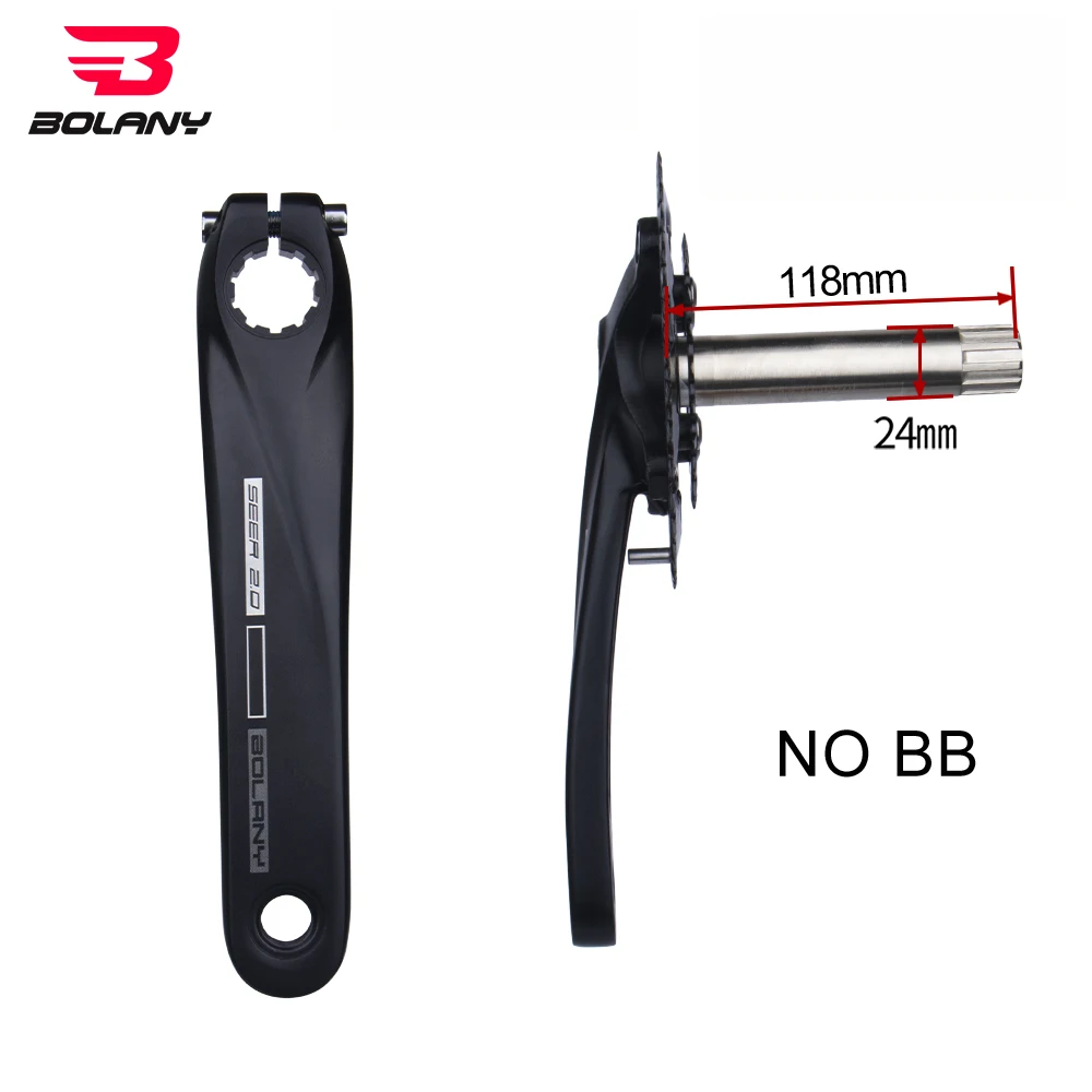 Bolany-マウンテンバイククランクセット,104bcd,170mm,統合クランク