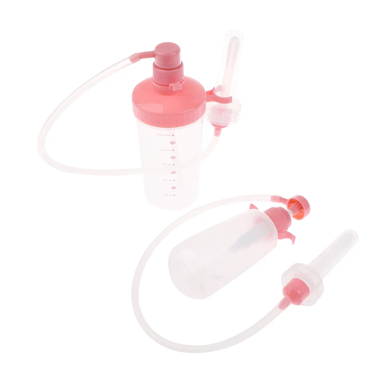 350ml/500ml Vaginal Clearner Anal Douche Enema Reusable Medical Vagina Irrigator Ass Anus Cleaning Syringe Female Vagina Washer