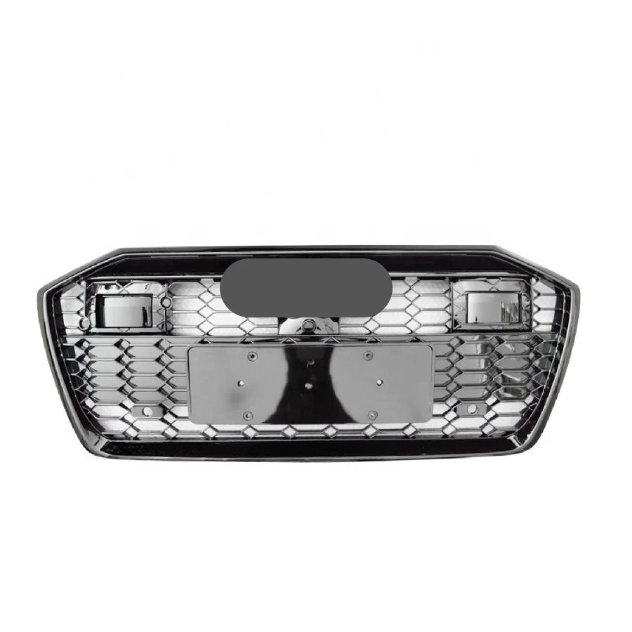 Suitable For Audi A6 / S6 C8 2019 2020 With ACC Car Front Bumper Grille Center Grille (RS6 Style Dedicated)