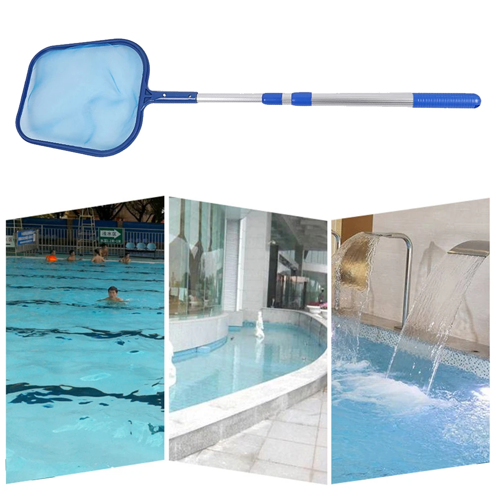 Pool Cleaning Net Spa Trash Skimmer Leaf Catchers Bags Labor Saving Retractable Pool Cleaning Accessories