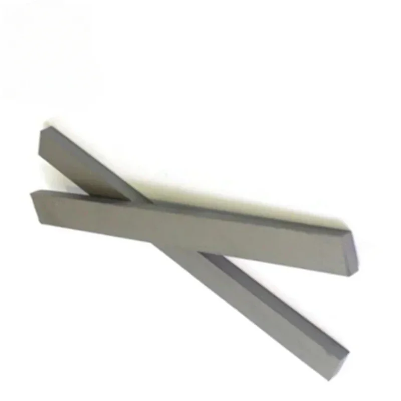 8mm 10mm Thicknesses 100mm Length YG8 YG6 Tungsten Carbide Steel Bar Cemented Carbide Alloy Mold Flat Plate Blanks Stripe