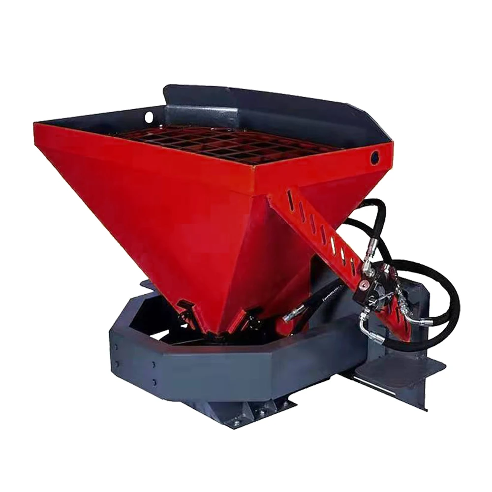 3-Point Agricultural Spreader Commercial Fodder Solid Manure Feeder Rock Salt Spreader Machines With Reliable Motor For Farms