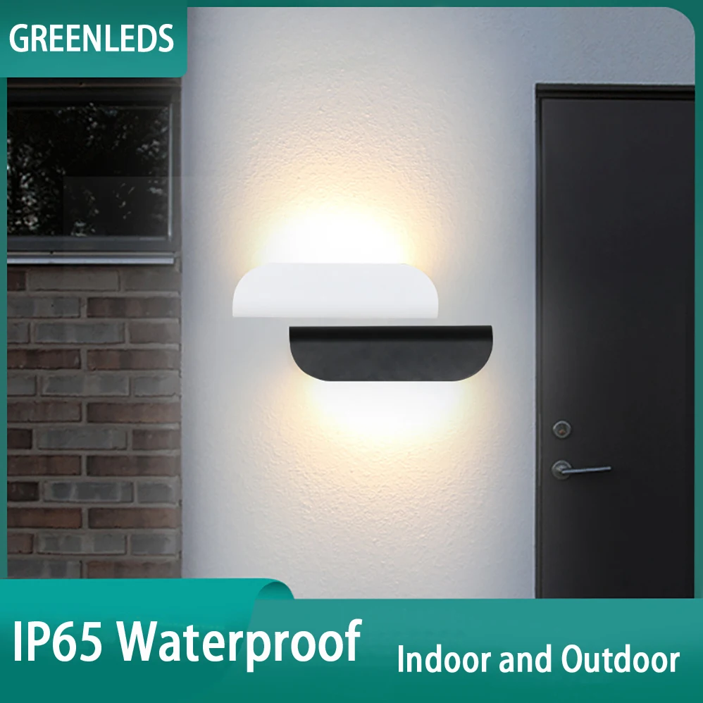 

AC85-265V LED Wall Lamp 10W Modern Minimalist Style IP65 Waterproof Indoor/Outdoor Lamp with 3 Years Warranties