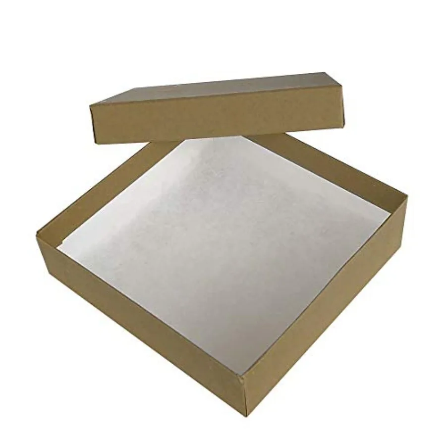 

Brown Kraft Cotton Filled Jewelry Gift Packaging Boxes Case of 100 3-6/10 x 3-6/10 x 1 H