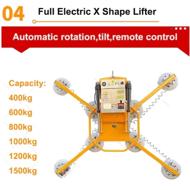 

Customized 500kg 600kg 5m High Installing Window Europe Hydraulic Electric Vacuum Glass Lifter Lifting Machine Glazing Robot