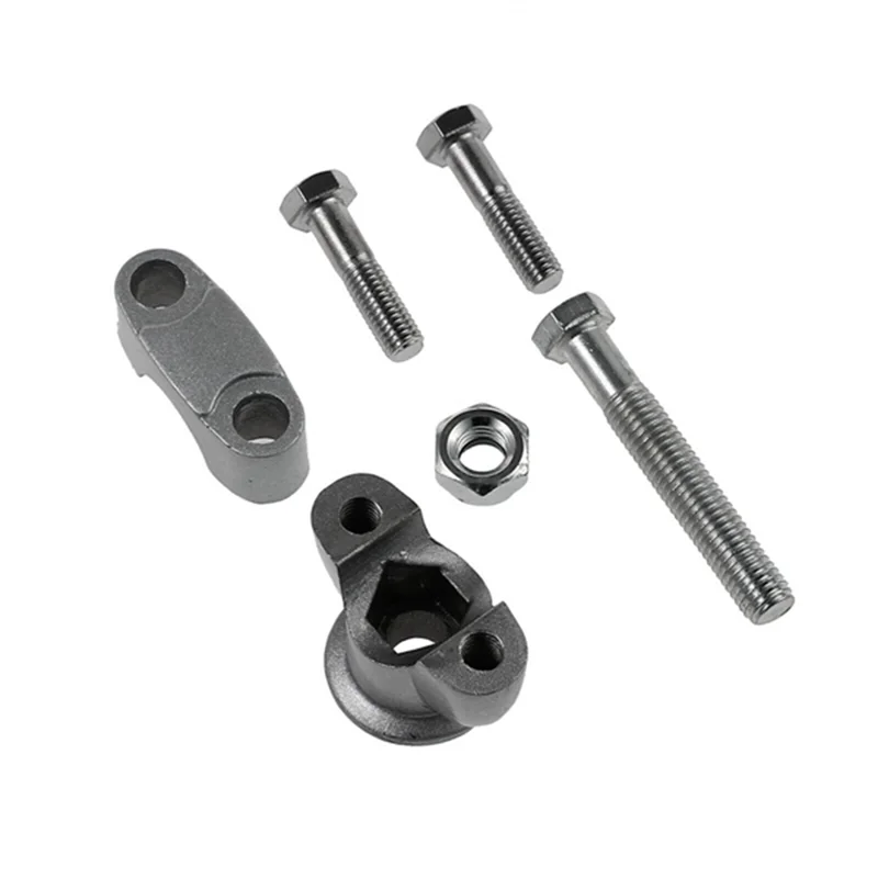 1 زوج 7/8 بوصة المقود الناهضون بار عدة دراجة نارية مقود جبل معدني المشبك ل على الطرق الوعرة دراجة نارية مقود-A02G