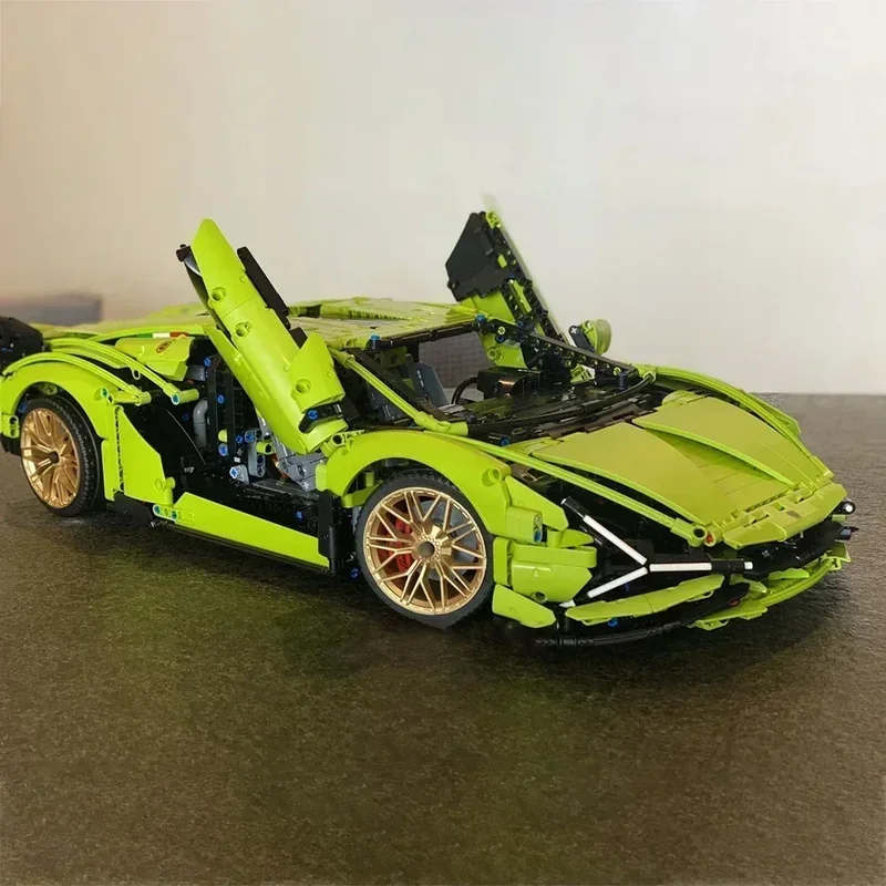 New product large-scale 3696pcs Lamborghini world famous car  supercar model building block toy boy adult children gift