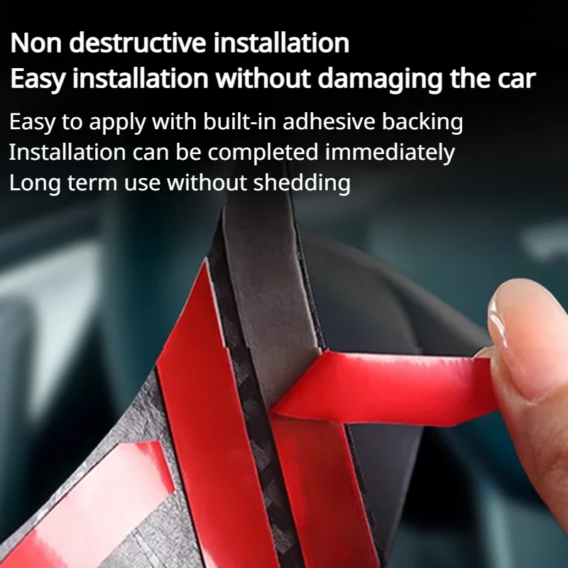 رقعة عجلة القيادة لطراز تسلا 3 موديل Y Juniper 2025 2026 100% ألياف الكربون الحقيقية على شكل حرف U ملحقات الغطاء الواقي #4