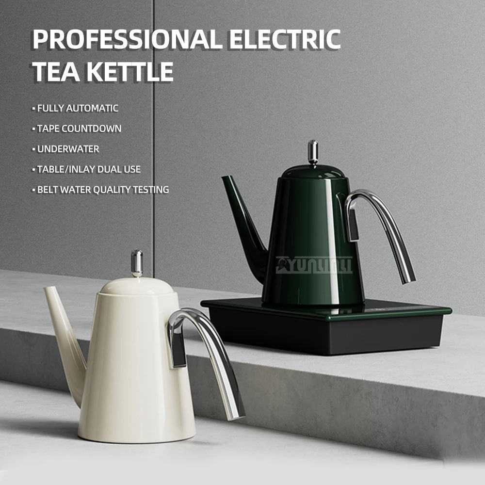 Хорошее качество, интеллектуальный автоматический насос, электрический чайник, 700 мл, настольная чайная плита с дисплеем качества воды