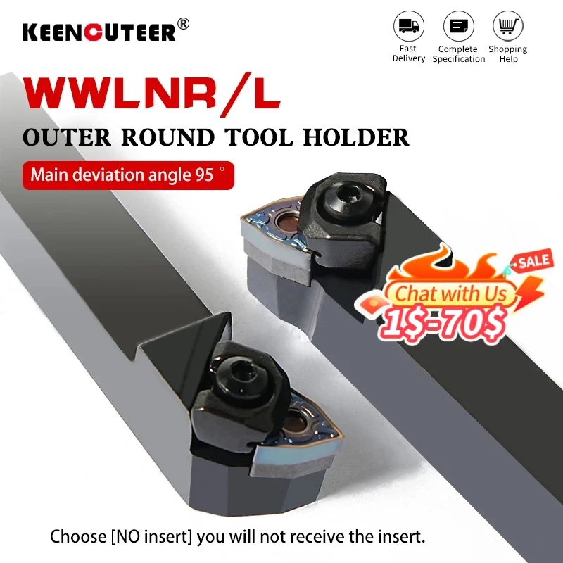 Jeden wwvlnr2020 wvern2525 wvlnr3232 narzędzia tokarskie zewnętrzny posiadacz narzędzia wnmg płytki tokarskie wwlenr tool holder CNC tool holder nóż tokarski lathe tools narzędzia
