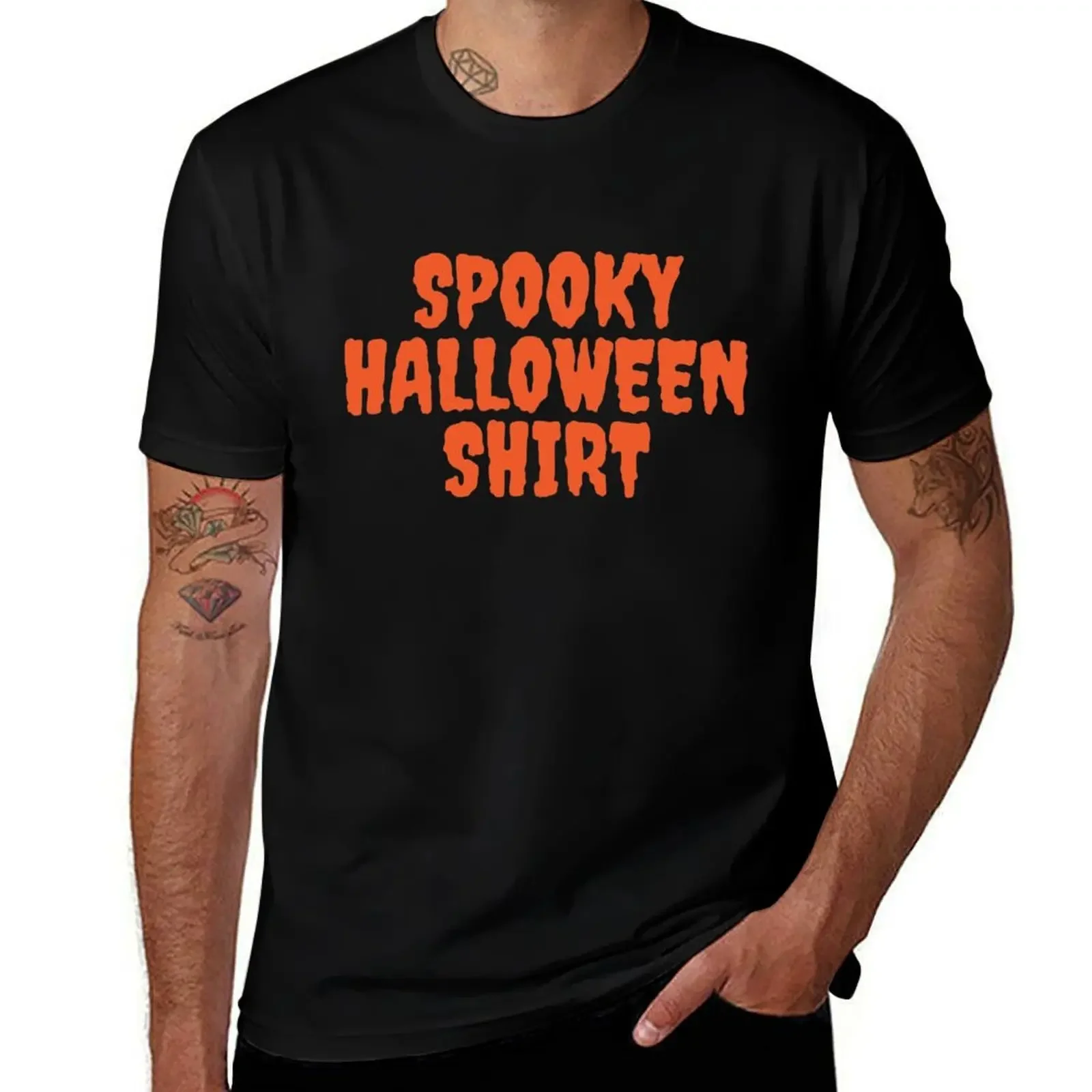 

Spooky Shirt T-Shirt valentines clothes summer shirt sublime mens clothing