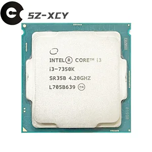 Intel Core I3-7350K-Prozessor, i3 7350K, 4,2 GHz, Dual-Core, Quad-Thread, CPU, 4M, 60W, LGA 1151 12 Hauptverkaufsplatte Mae i3 9100f - №6