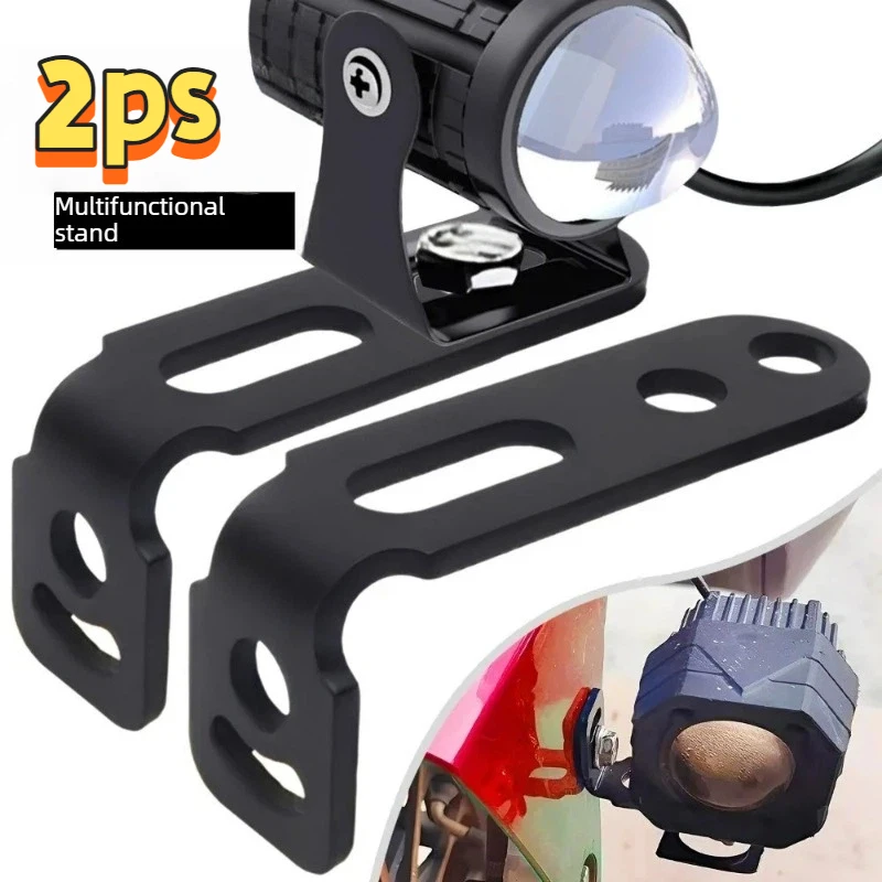 AliExpress NONE Motorcycle Spotlight Mount Universal Adjustable Bracket for Scooter E-Bike Fender LED Fog Light Holder Metal Moto Accessories