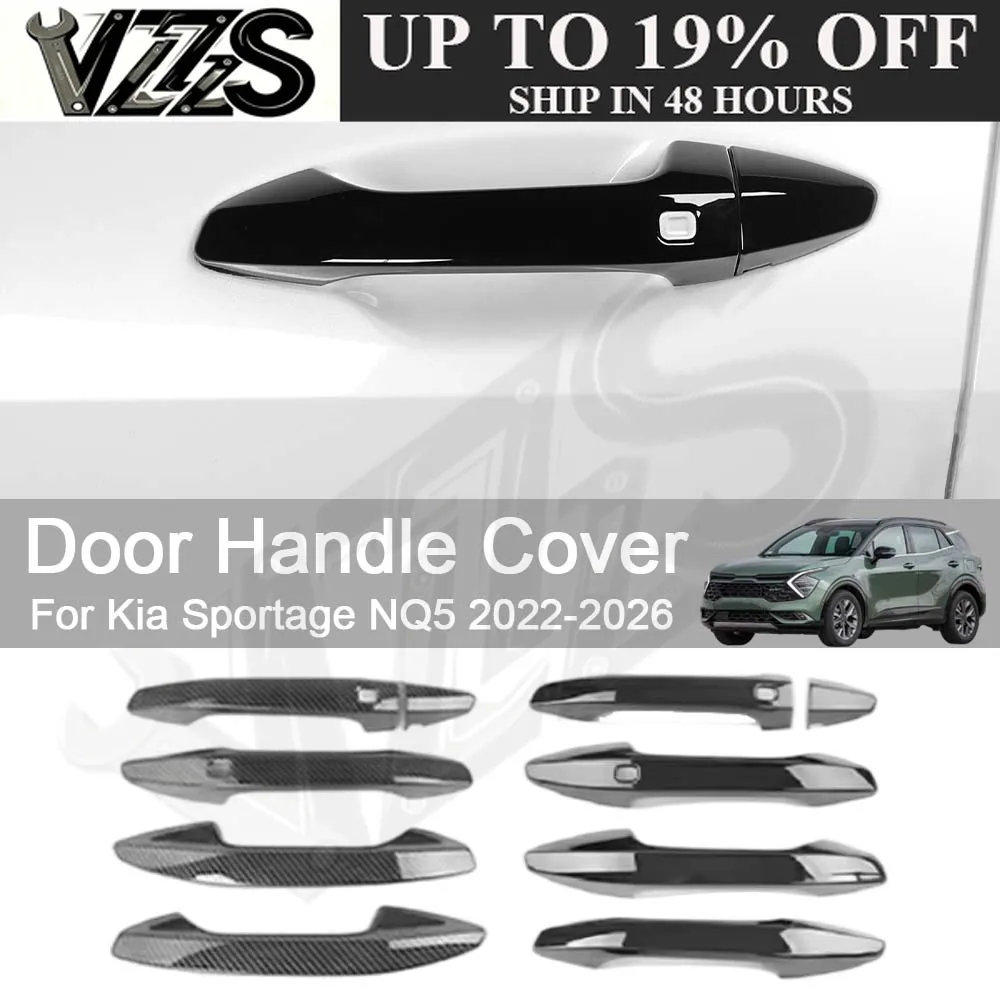Car Decoration Door Handle Cover For Kia Sportage NQ5 2022-2026 Cars Accessories Styling Upgrade Modify A Car