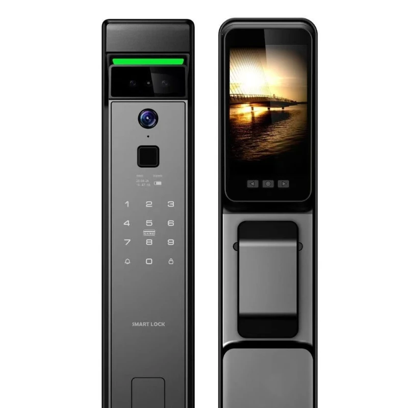3D Facial Recognition Fingerprint Unlock Entrance Door Password TUYA Smart Lock Anti-theft Door Electronic Lock