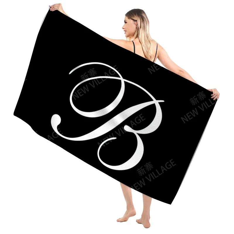 Bathroom Bath towel for adults sauna Large beach towel Gym towel Large hotel woman shower quick drying microfiber simple letter