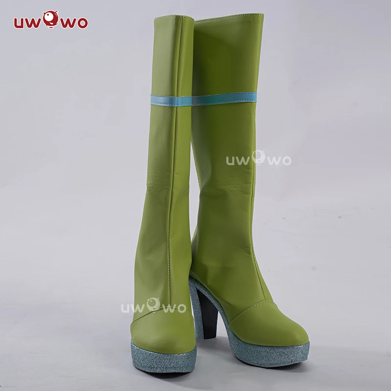 

UWOWO Flora Shoes Anime Flora S4 Winter Fairy Club Transformation Cosplay Shoes