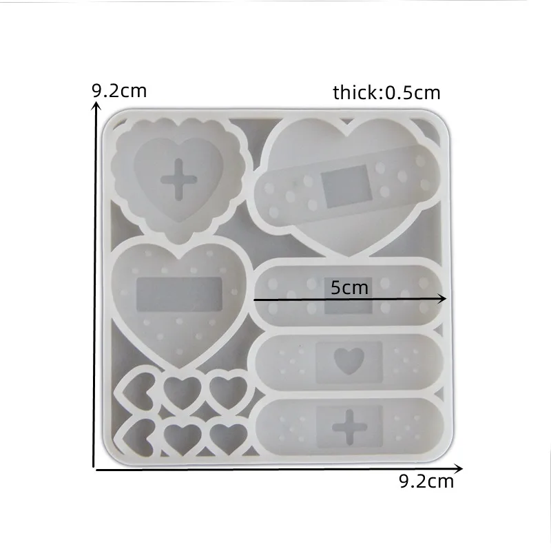 DIY kryształowe kropelki samoprzylepne do włosów na spinki do włosów zabawa Kawaii nakrycie głowy miłość krzyżyk