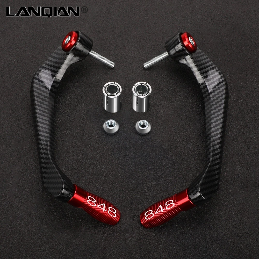 

For Ducati 848 EVO 848EVO All Years Motorcycle Handlebar Grips Brake Clutch Levers Handle Bar Protector Guard Accessory 848-EVO