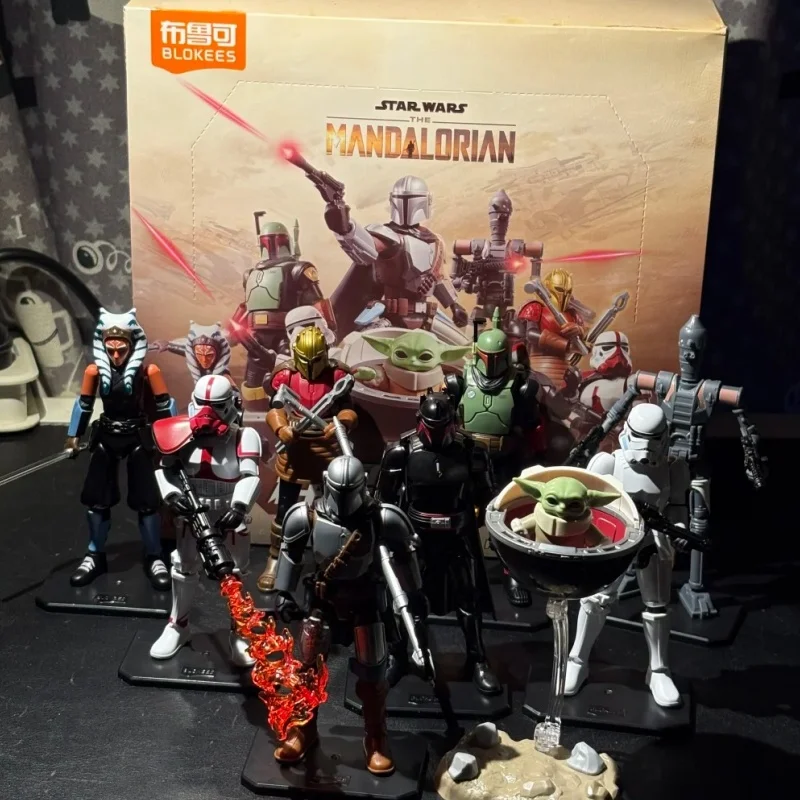 genuino-blokees-starwars-blind-box-star-edition-versione-01-mandalorian-bounty-trip-action-figure-modello-di-assemblaggio-giocattoli-regalo