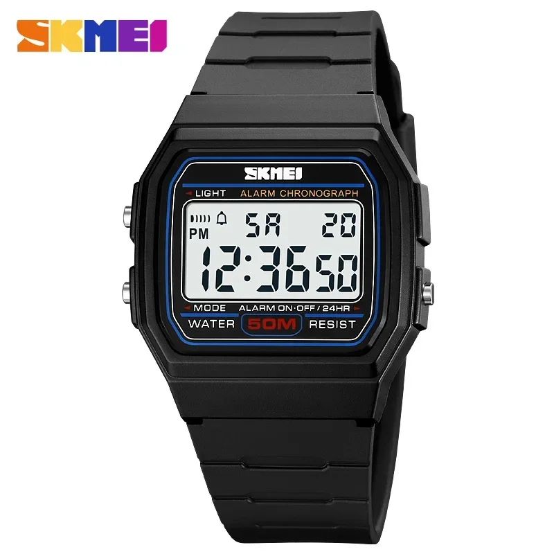 SKMEI Watch for Men Digital Sports Waterproof Chrono LED Display Mens Wristwatches Military Date Week Clock reloj hombre 2042