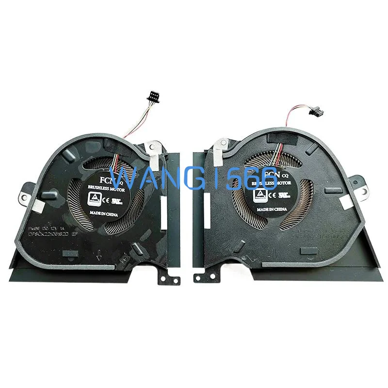 ZJ Novo Original Laptop CPU GPU Ventilador Cooler Radiador PARA ASUS ROG Zephyrus Duo 15 GX550 GX550LXS GX550LWS FMB8 FMB9 DC12V