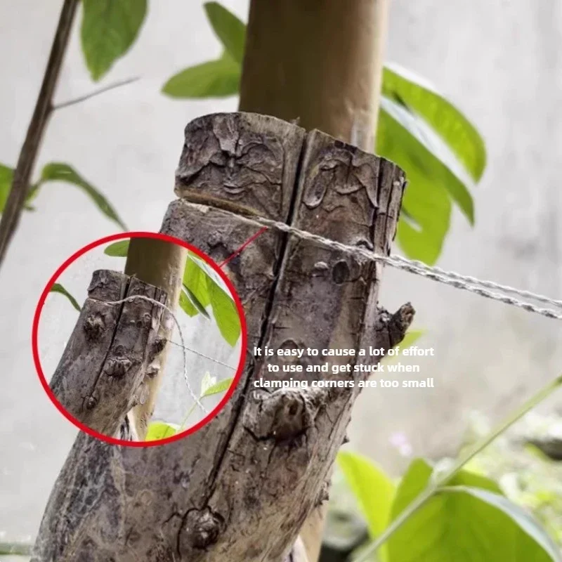 ‌"Stainless Steel Hand-Pulled Wire Rope Saw - Ultra-Thin Survival Tool for Outdoor Camping, Emergency Cutting & Bushcraft"
