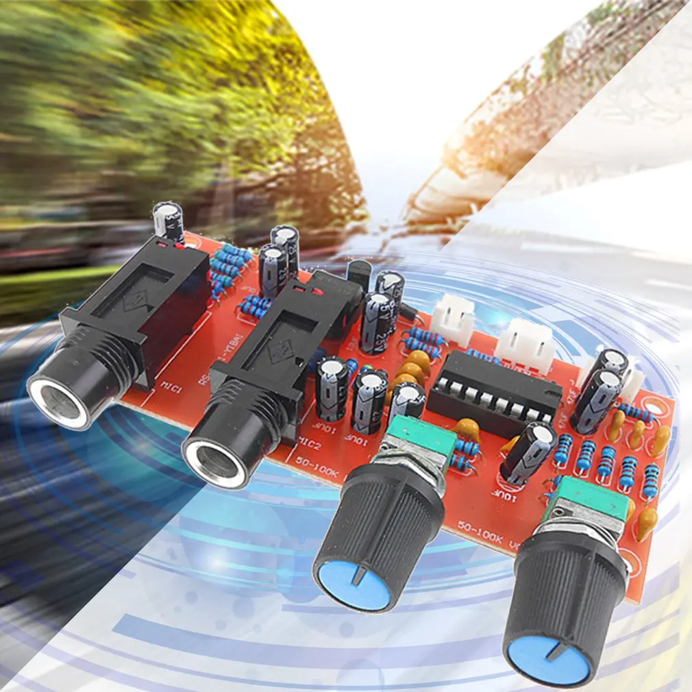 NE5532 PT2399 Microfoon Versterker Board Voorversterker Galm Panel Digitale Microfoon Versterker Module Dropshipping Hot