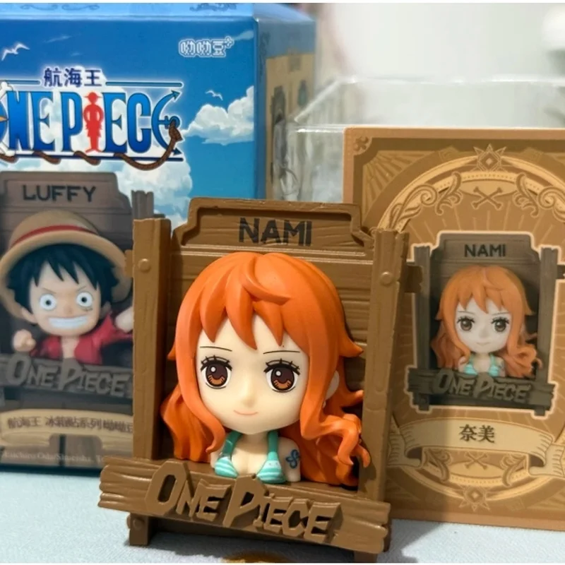 New Original In-Stock Luming World One Piece Refrigerator Magnet Series YoYo Bean Blind Box Luffy Figurine Collectible Toys Gift - view 4
