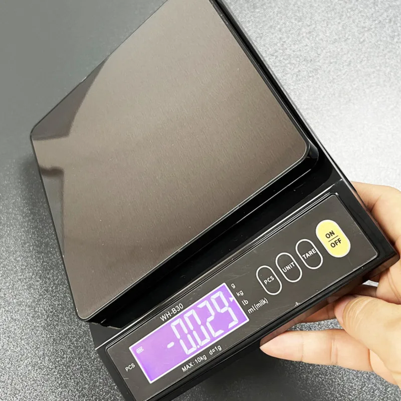 5kg/10kg Digital Electronic Kitchen Scale With LCD Display Waterproof Household Multifunction Stainless Steel Weighing Tool