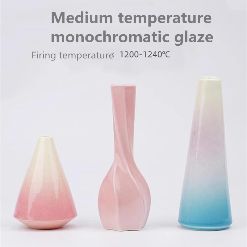 500g Ceramic Glaze Monochromatic Glaze Pigment Medium Temperature Electric Kiln Ceramic Mud Color Glaze Ceramic Accessory