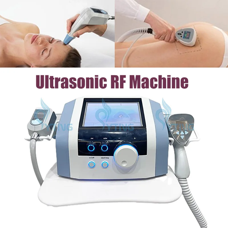 2 in 1 Face and Body Skin Tightening RF Radiofrequency Wrinkle Removal Neck Lifting Body Slimming Fat Weight Loss Machine