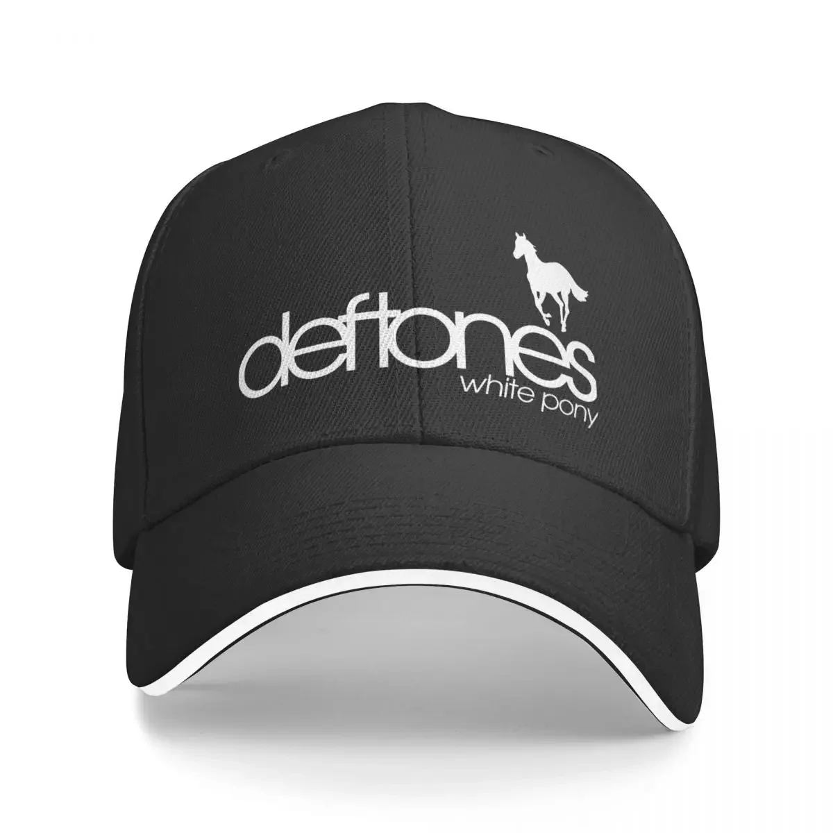 Leisure Deftones Rock Band Ohms White Baseball Caps For Men Women Sun Cap Headwear For Formal Workouts Adjustable