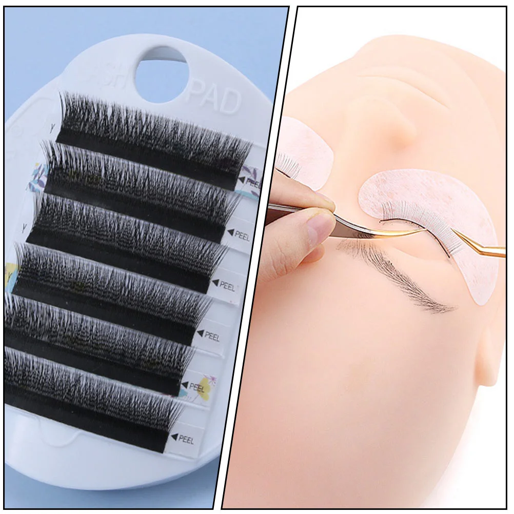 False Eyelash Auxiliary Travel-friendly Tool Professional Tray Practical Salon Plate Beauty Supply Plastic Pallet Extension