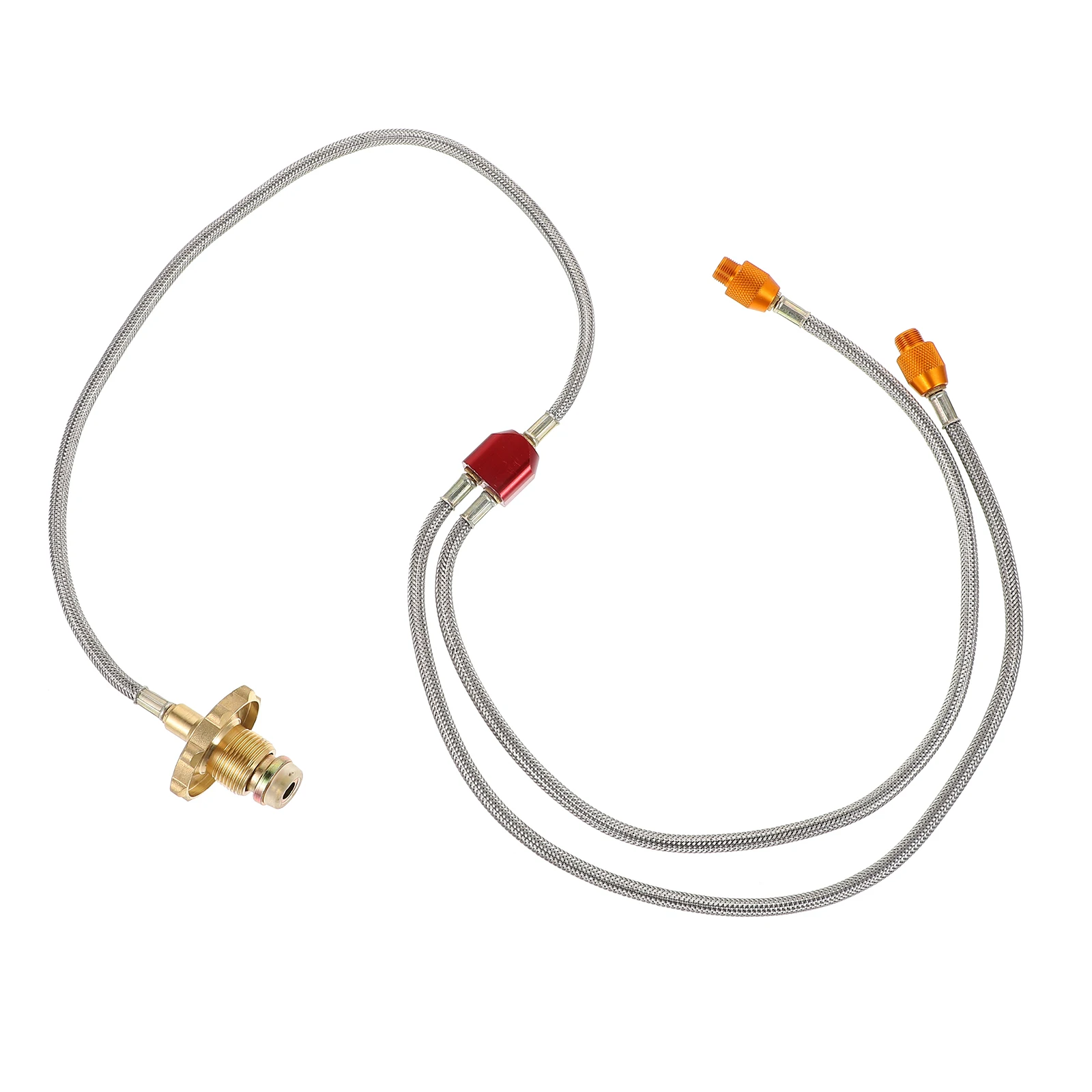 

Stove Head Adapter Gas Tank Connector Grill Parts for Outdoor Barbed Hose Fitting Camping Fittings Bbq Pipe