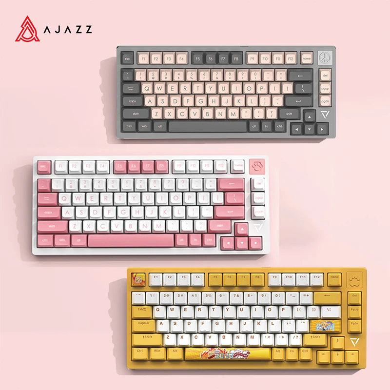 

Клавиатура AJAZZ AC081 Проводная Механическая, 81 клавиша, RGB, подсветка 75%