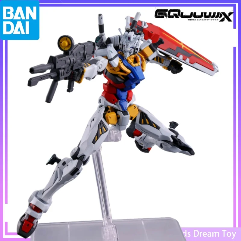 En Stock montaje Original Bandai HG Gundam GQuuuuuuX Anime blanco GUNDAM & CHAR'S ZAKU(GQ) figuras de acción juguetes modelo coleccionable