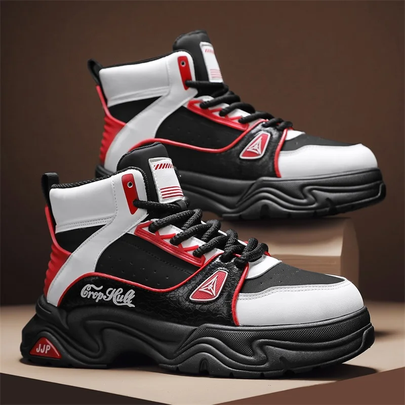 

Модные мужские мотоциклетные ботинки, удобные рабочие ботинки на платформе, мужские ботильоны, уличная уличная мужская байкерская обувь botas moto hombre