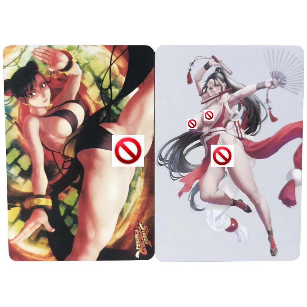 

Chun-Li Mai Shiranui Anime Coarse Flash Cards Acg Single Card Diy Gift Toys Game Anime Collection Cards