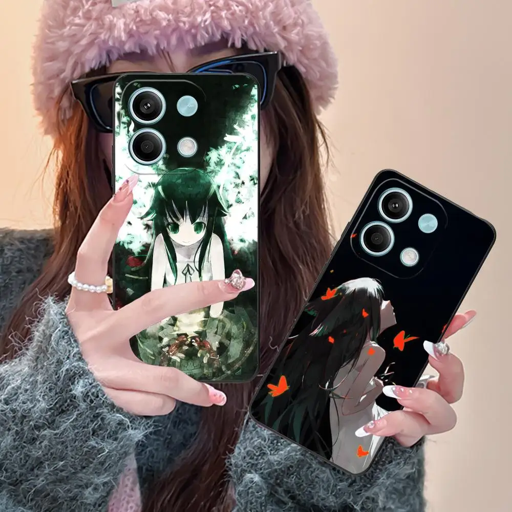 Saya no Uta حافظة هاتف محمول لـ POCO F7 F6 F5 F4 F3 F2 Pro GT C75 C71 C65 C61 C40 Pro غطاء طباعة ملون للغاية جميل