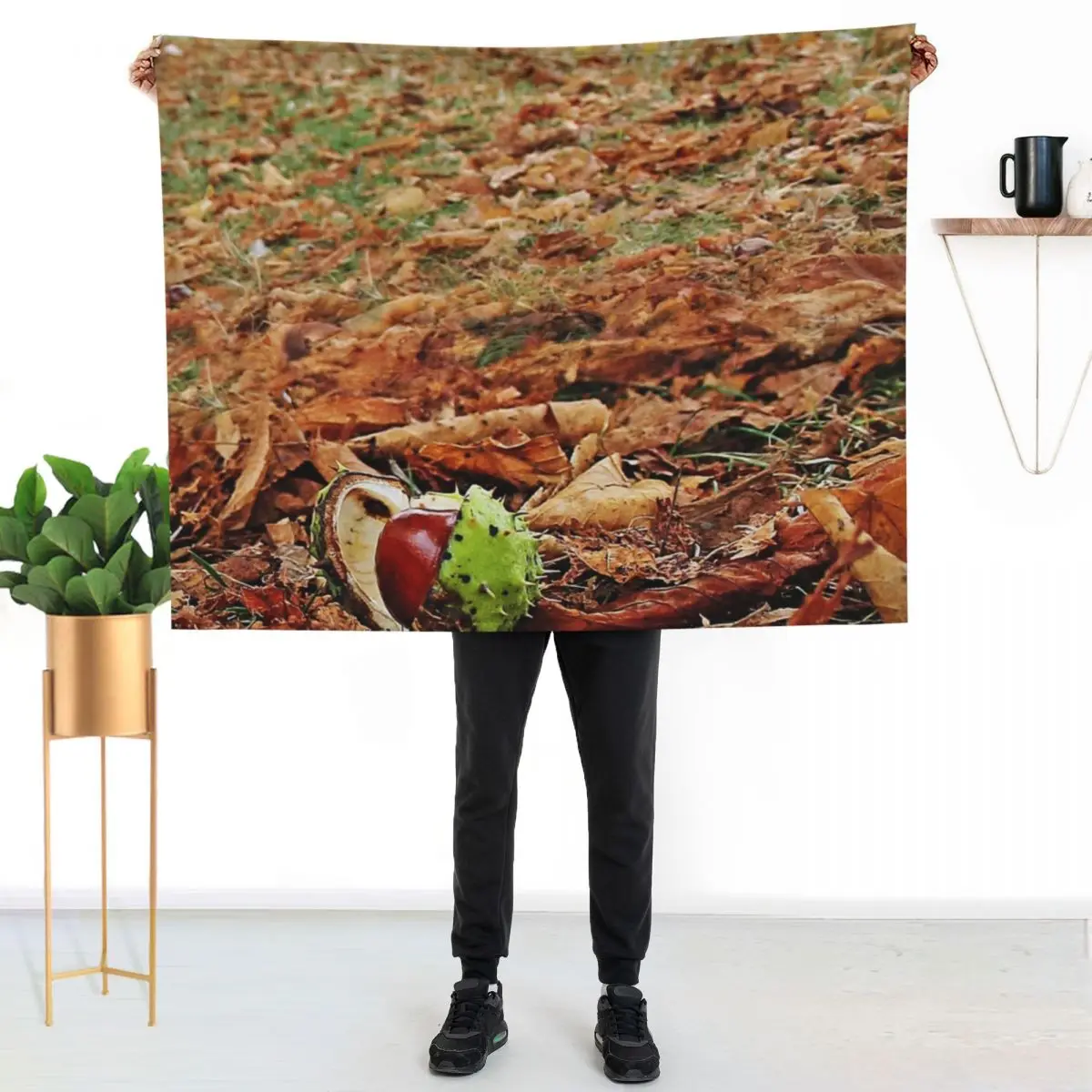 

conker Throw Blanket Anti Shedding Soft Fuzzy Blanket for Home