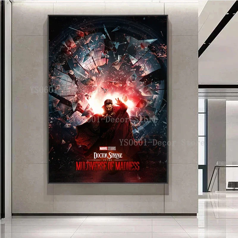 Miniso Disne Marvel Movie Doctor Strange in the Multiverse of Madness Posters Canvas Pianting Living Room Decor Wall Art Prints