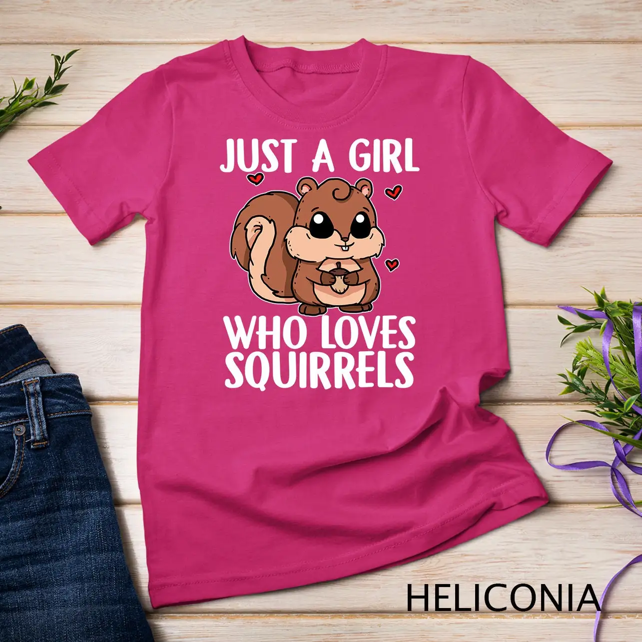 Just A Girl Who Loves Squirrels Cute Squirrel Costume Lover T Shirt Sweat